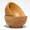 Coconut Wood Bowl Set (Inc Spoon & Chopsticks)