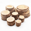 Natural Wood Round Coasters