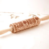 Rolling Pin For Baking (Engraved Designs)