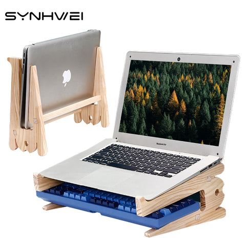 SYNHWEI Wooden Laptop Desk