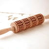 Rolling Pin For Baking (Engraved Designs)