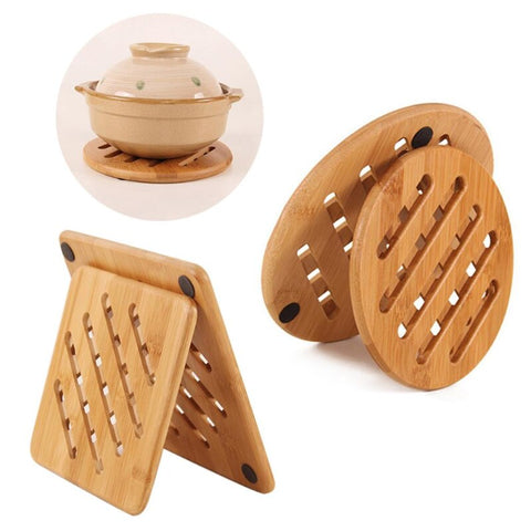 BAMBOO Wooden Table Coasters