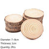 Natural Wood Round Coasters