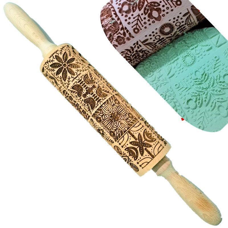 Wood Embossed Rolling Pin (Sold … curated on LTK