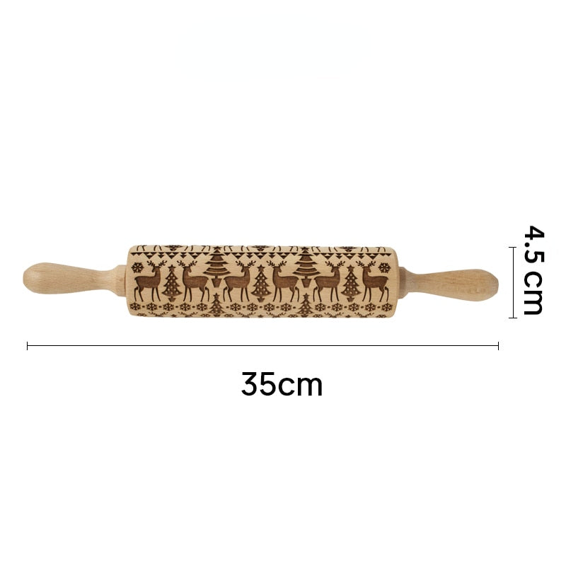 BUY Embossed Rolling Pin ON SALE NOW! - Wooden Earth