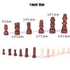 Wood Chess Pieces 32Pcs/Set 64Cm Height