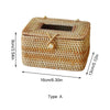 Handmade Rattan Tissue Box Cover