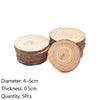 Natural Wood Round Coasters