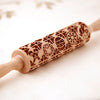 Rolling Pin For Baking (Engraved Designs)