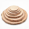 Natural Wood Round Coasters