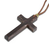 Wood Cross Necklace