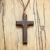 Wood Cross Necklace