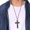 Wood Cross Necklace